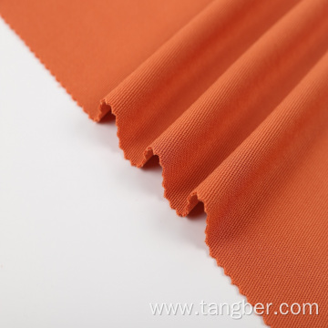 Polyester Spandex ottoman rib sportswear fabric